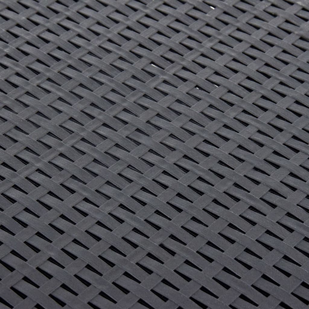 Bijzettafel 54X54X36,5 Cm Kunststof Antraciet
