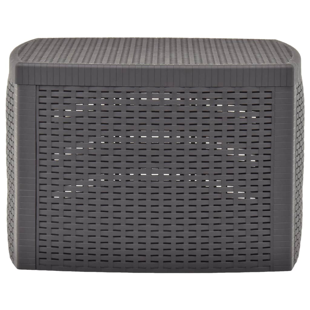 Bijzettafel 54X54X36,5 Cm Kunststof Mokka