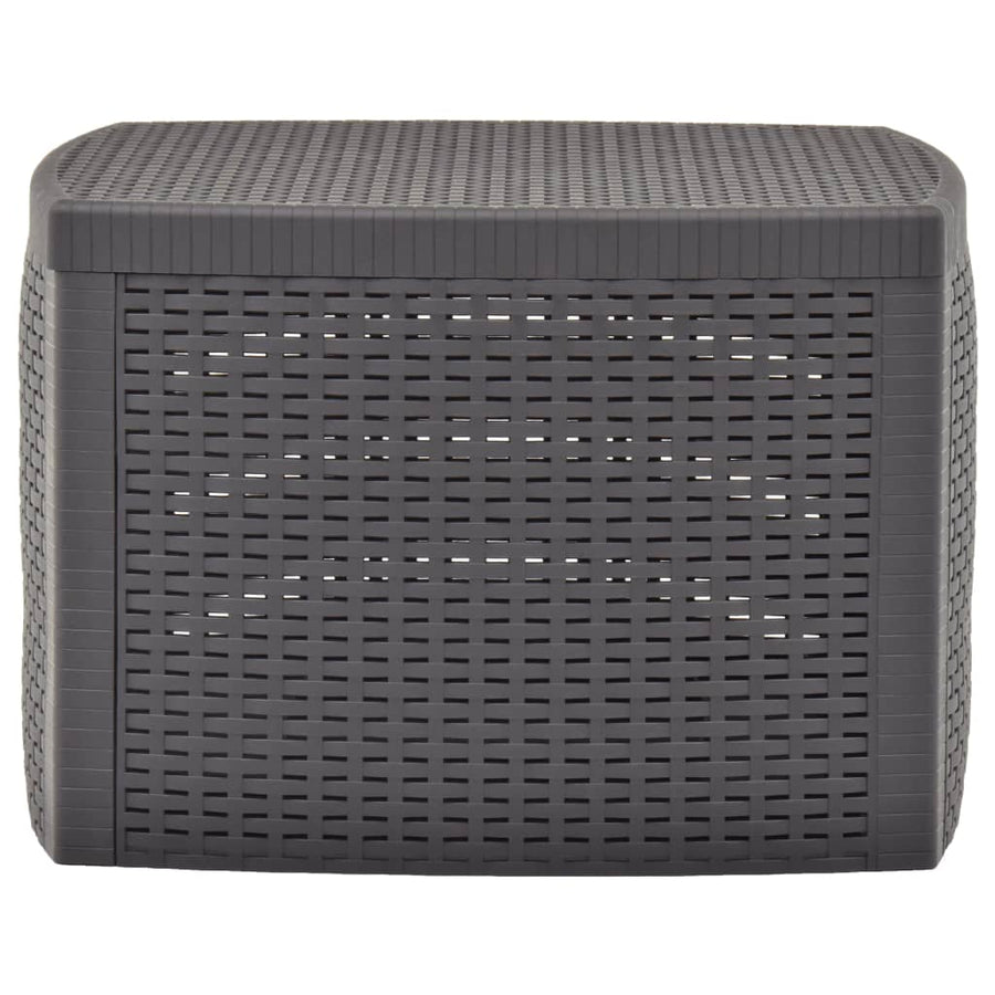 Bijzettafel 54X54X36,5 Cm Kunststof Mokka