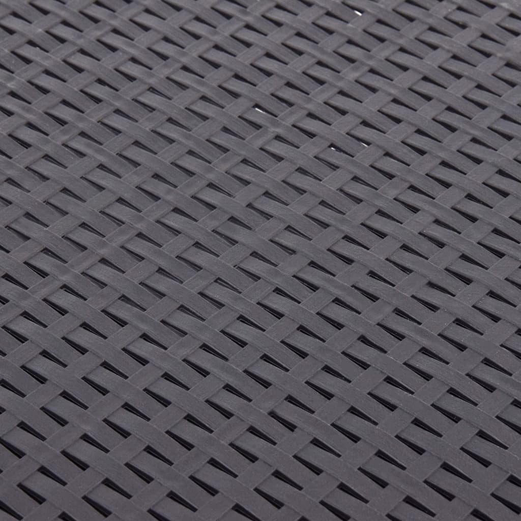 Bijzettafel 54X54X36,5 Cm Kunststof Mokka