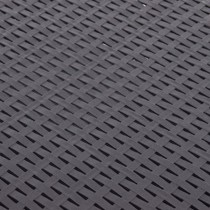 Bijzettafel 54X54X36,5 Cm Kunststof Mokka