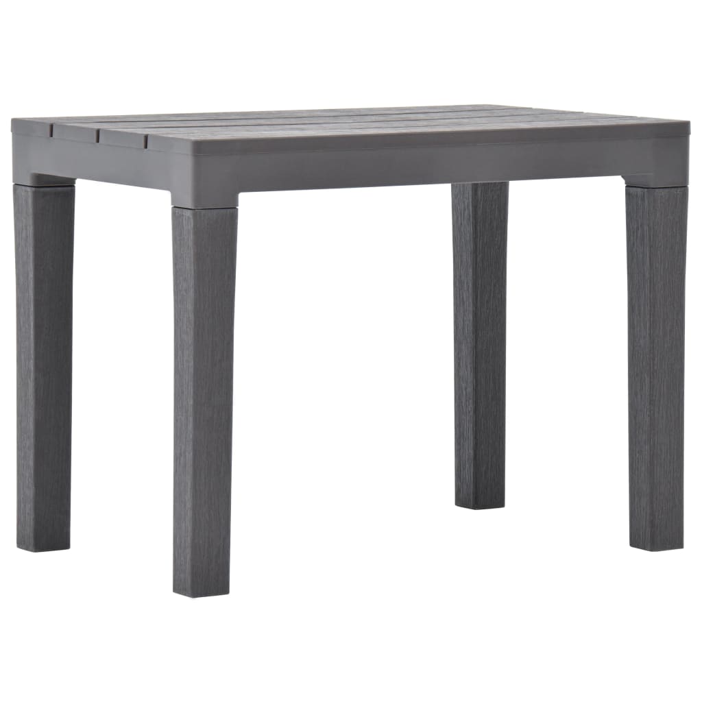 Tuintafel Met 2 Banken Kunststof Bruin