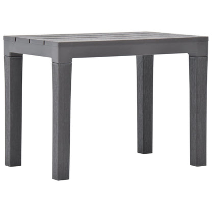 Tuintafel Met 2 Banken Kunststof Bruin