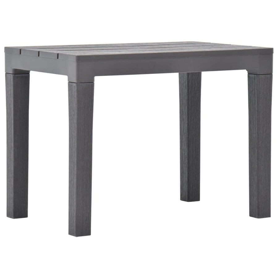 Tuintafel Met 2 Banken Kunststof Bruin