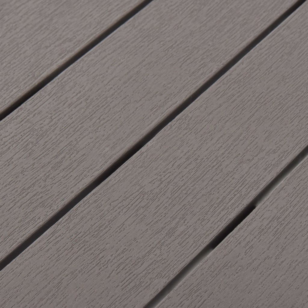 Tuintafel Met 2 Banken Kunststof Bruin