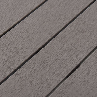 Tuintafel Met 2 Banken Kunststof Bruin