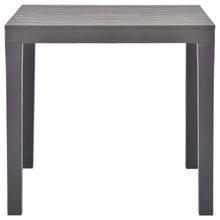 Tuintafel 78X78X72 Cm Kunststof Mokka