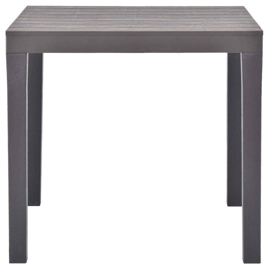 Tuintafel 78X78X72 Cm Kunststof Mokka