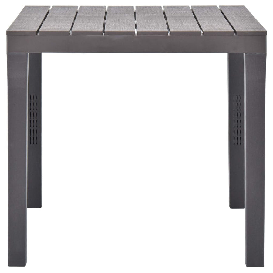 Tuintafel 78X78X72 Cm Kunststof Mokka