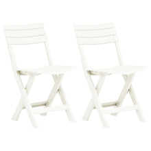 Tuinstoelen Inklapbaar Kunststof Wit