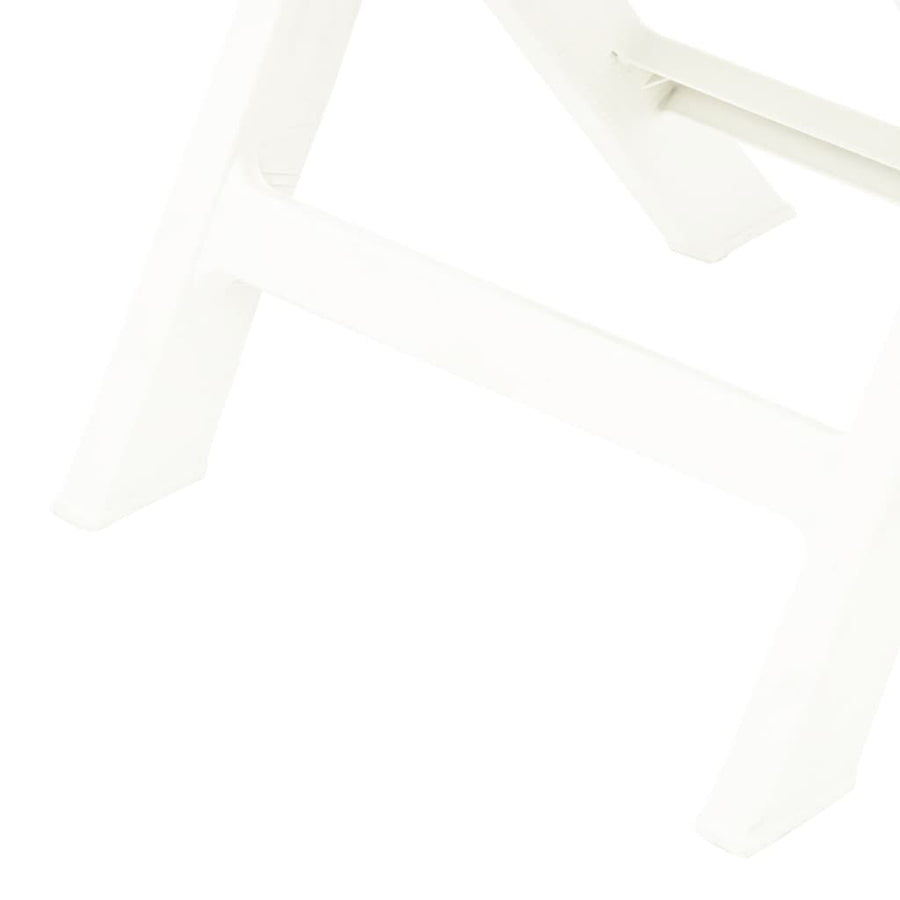 Tuinstoelen Inklapbaar Kunststof Wit
