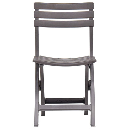 Tuinstoelen Inklapbaar Kunststof Mokka