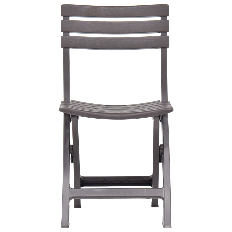 Tuinstoelen Inklapbaar Kunststof Mokka