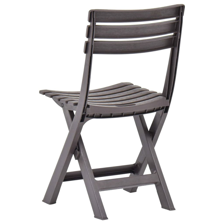 Tuinstoelen Inklapbaar Kunststof Mokka