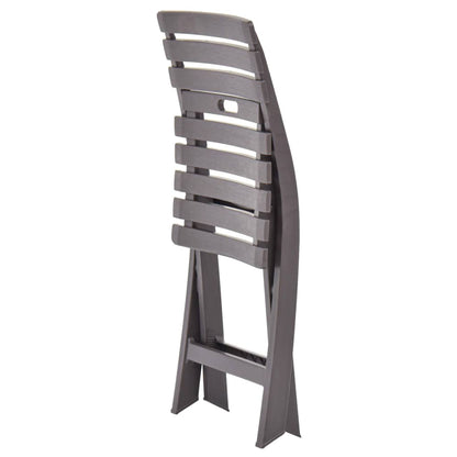 Tuinstoelen Inklapbaar Kunststof Mokka