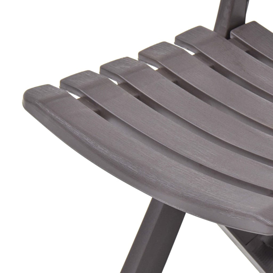 Tuinstoelen Inklapbaar Kunststof Mokka