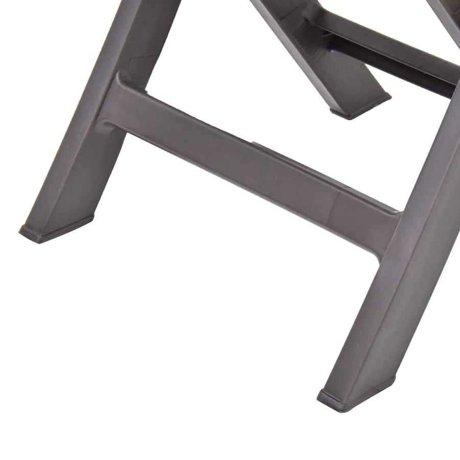 Tuinstoelen Inklapbaar Kunststof Mokka