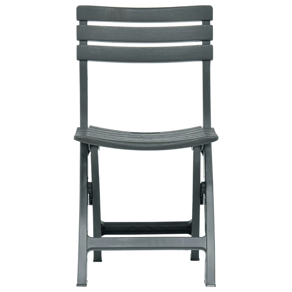 Tuinstoelen Inklapbaar Kunststof Groen
