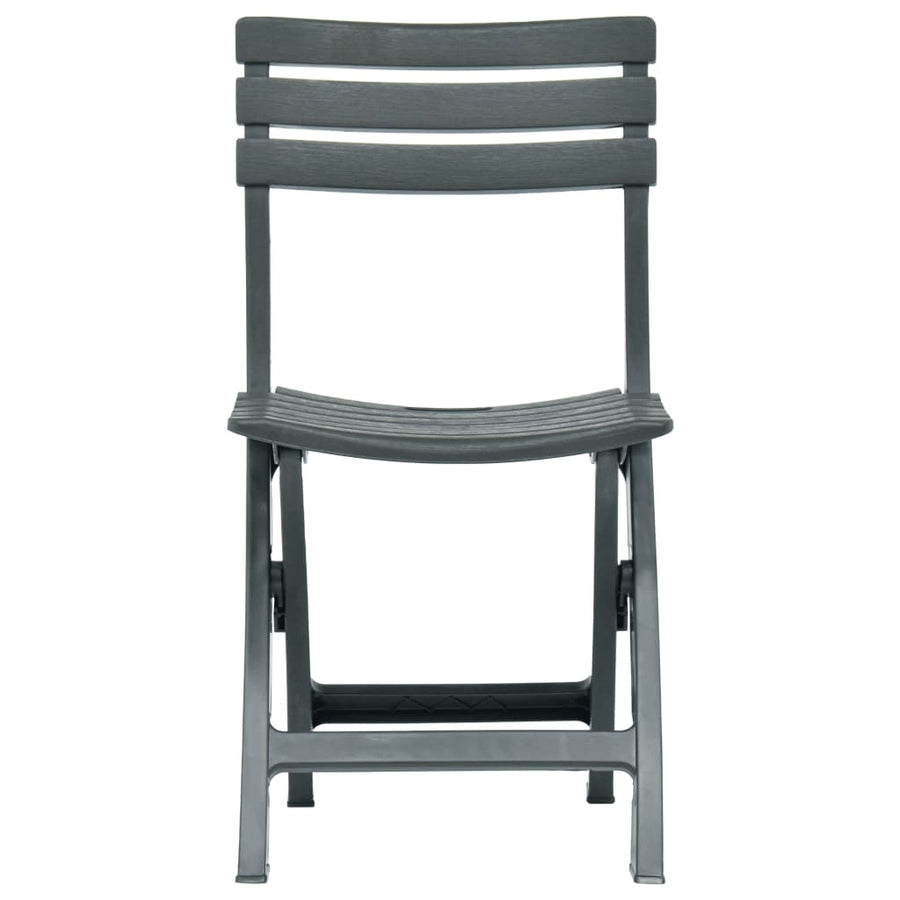 Tuinstoelen Inklapbaar Kunststof Groen