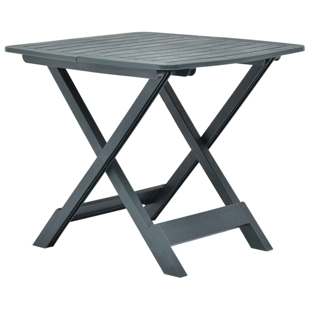 Tuintafel Inklapbaar 79X72X70 Cm Kunststof Groen
