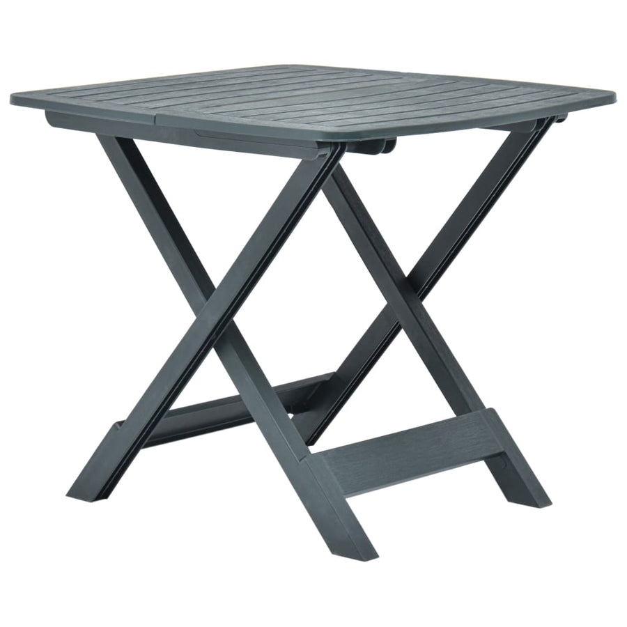 Tuintafel Inklapbaar 79X72X70 Cm Kunststof Groen