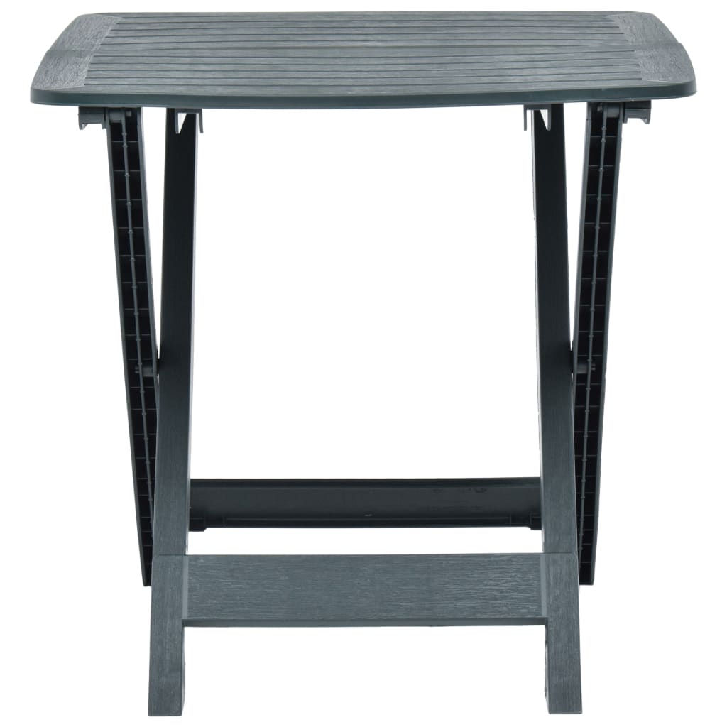 Tuintafel Inklapbaar 79X72X70 Cm Kunststof Groen