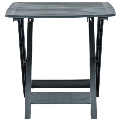 Tuintafel Inklapbaar 79X72X70 Cm Kunststof Groen