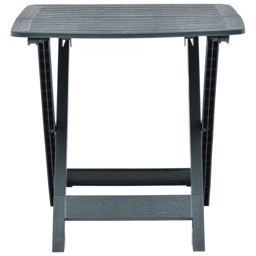 Tuintafel Inklapbaar 79X72X70 Cm Kunststof Groen