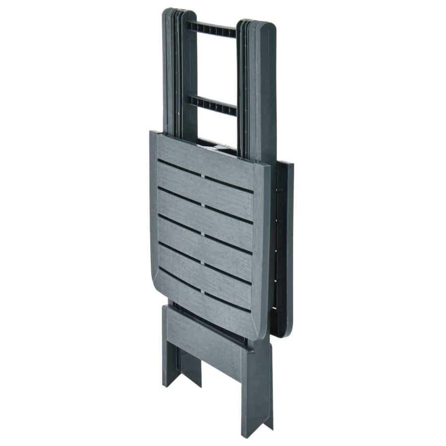 Tuintafel Inklapbaar 79X72X70 Cm Kunststof Groen