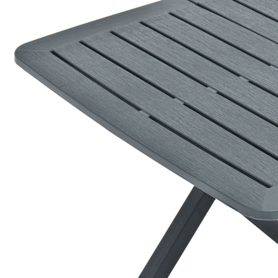 Tuintafel Inklapbaar 79X72X70 Cm Kunststof Groen