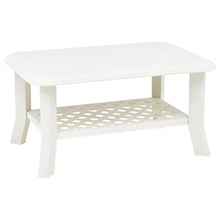 Salontafel 90X60X46 Cm Kunststof Wit