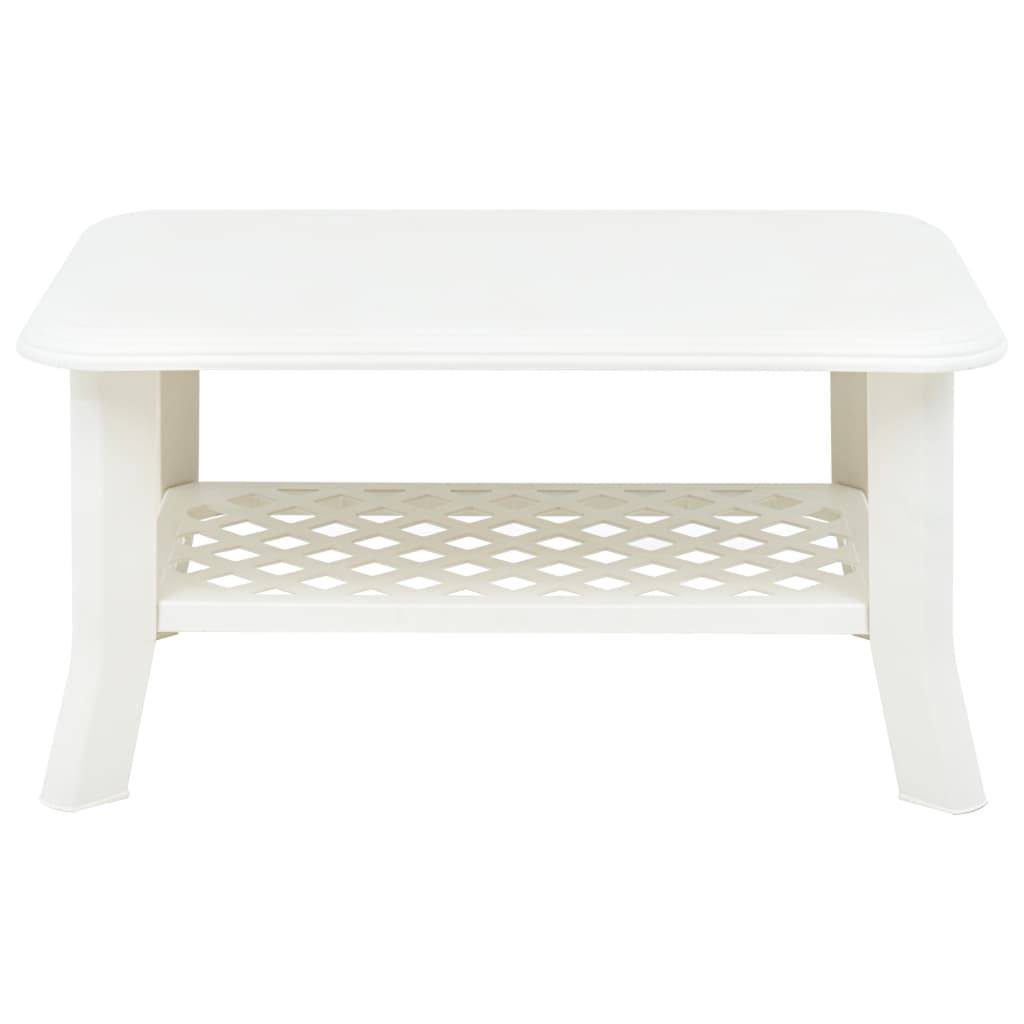 Salontafel 90X60X46 Cm Kunststof Wit