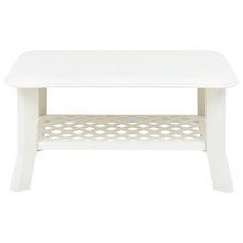 Salontafel 90X60X46 Cm Kunststof Wit