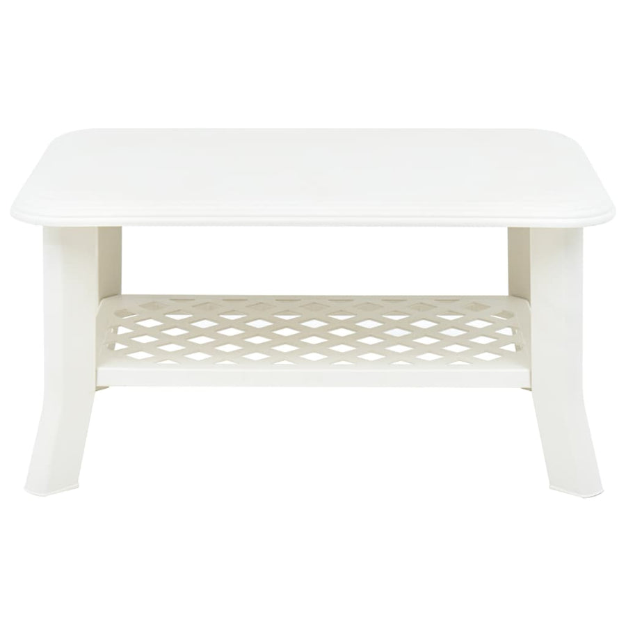Salontafel 90X60X46 Cm Kunststof Wit