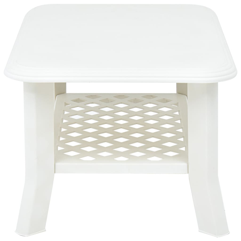 Salontafel 90X60X46 Cm Kunststof Wit