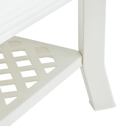 Salontafel 90X60X46 Cm Kunststof Wit