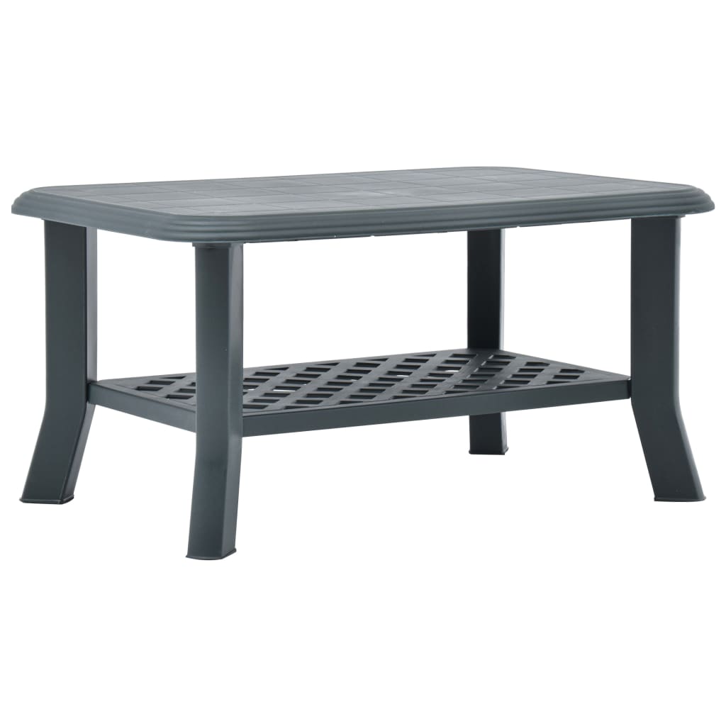 Salontafel 90X60X46 Cm Kunststof Groen