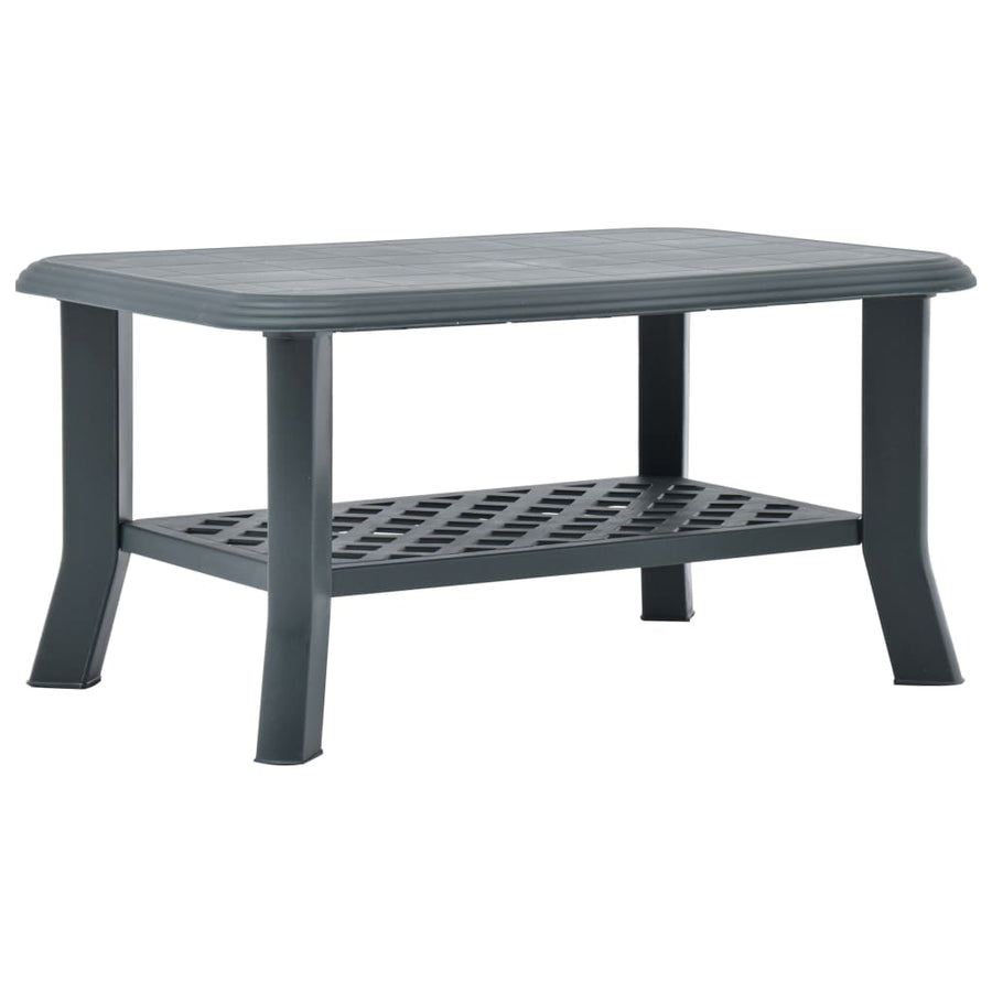 Salontafel 90X60X46 Cm Kunststof Groen
