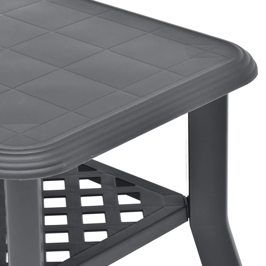 Salontafel 90X60X46 Cm Kunststof Antraciet