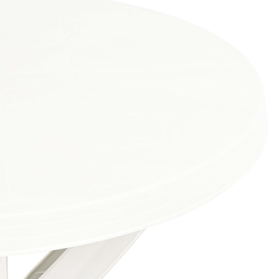 Bistrotafel Ø70 Cm Kunststof Wit