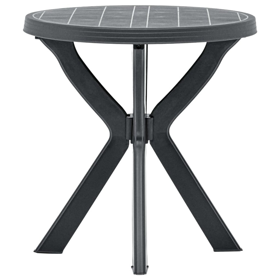 Bistrotafel Ø70 Cm Kunststof Antraciet