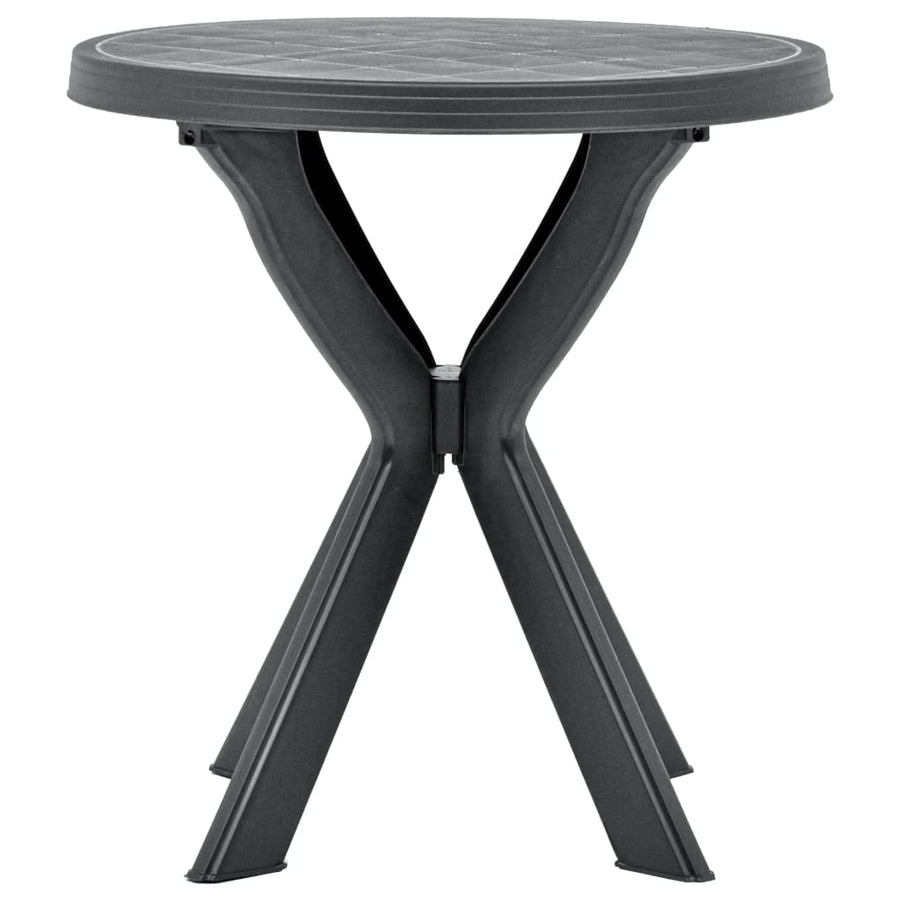 Bistrotafel Ø70 Cm Kunststof Antraciet