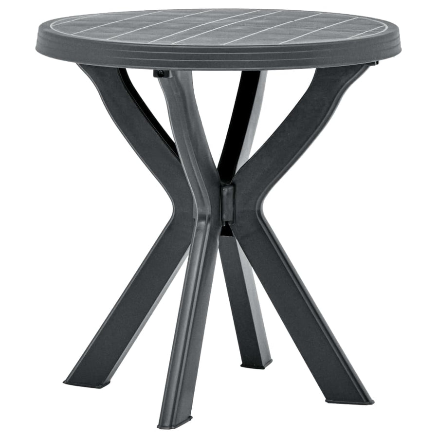 Bistrotafel Ø70 Cm Kunststof Antraciet