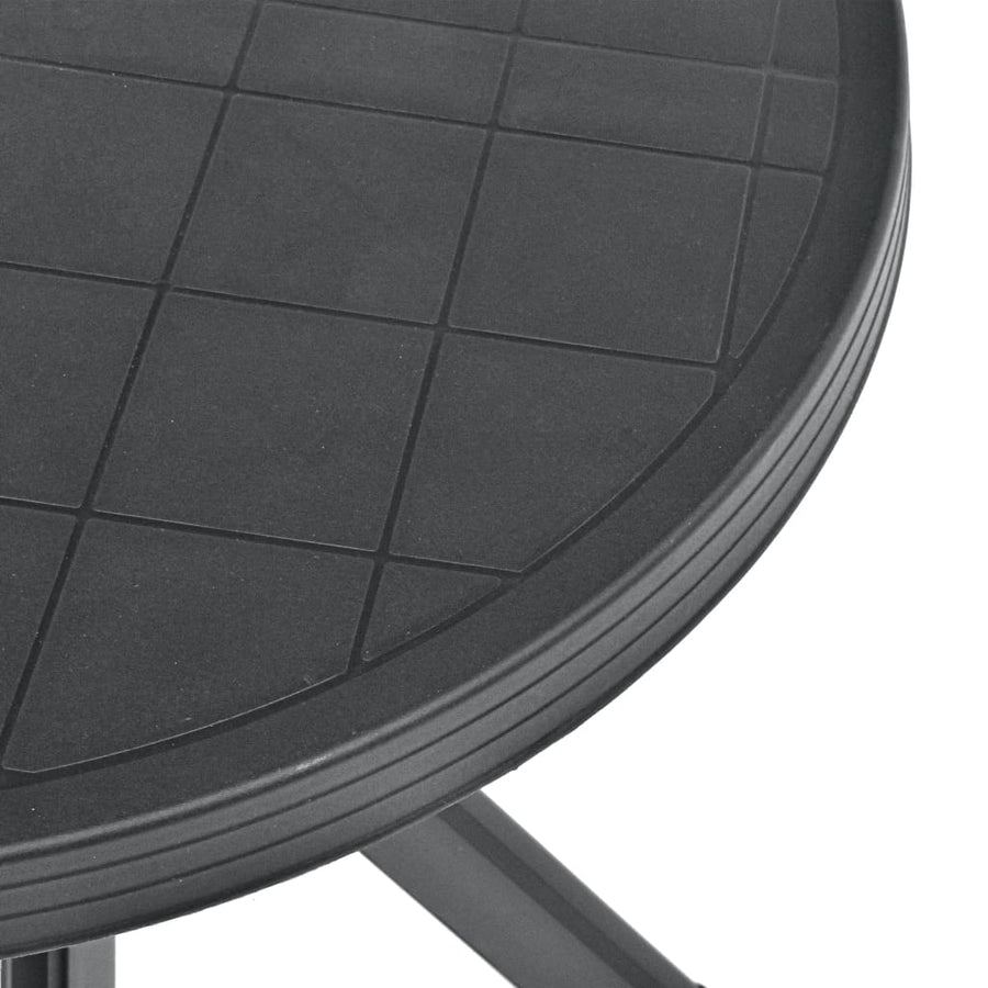 Bistrotafel Ø70 Cm Kunststof Antraciet