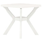 Bistro Table 70x70x72 cm Plastic White