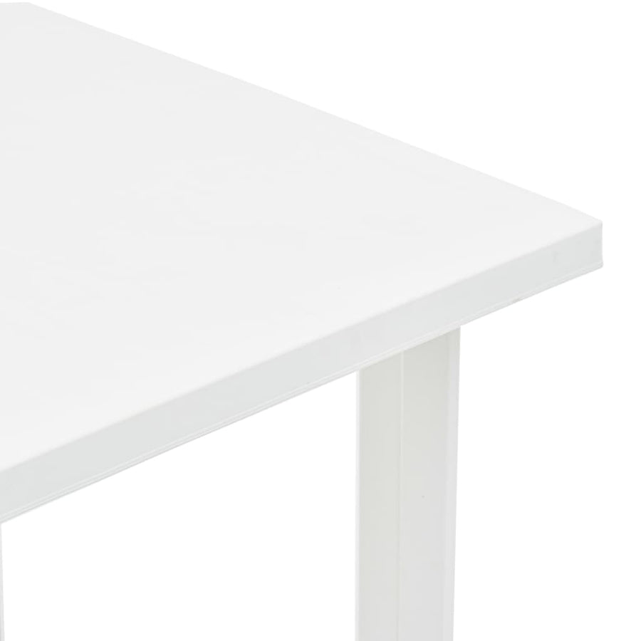 Tuintafel 80X75X72 Cm Kunststof Wit