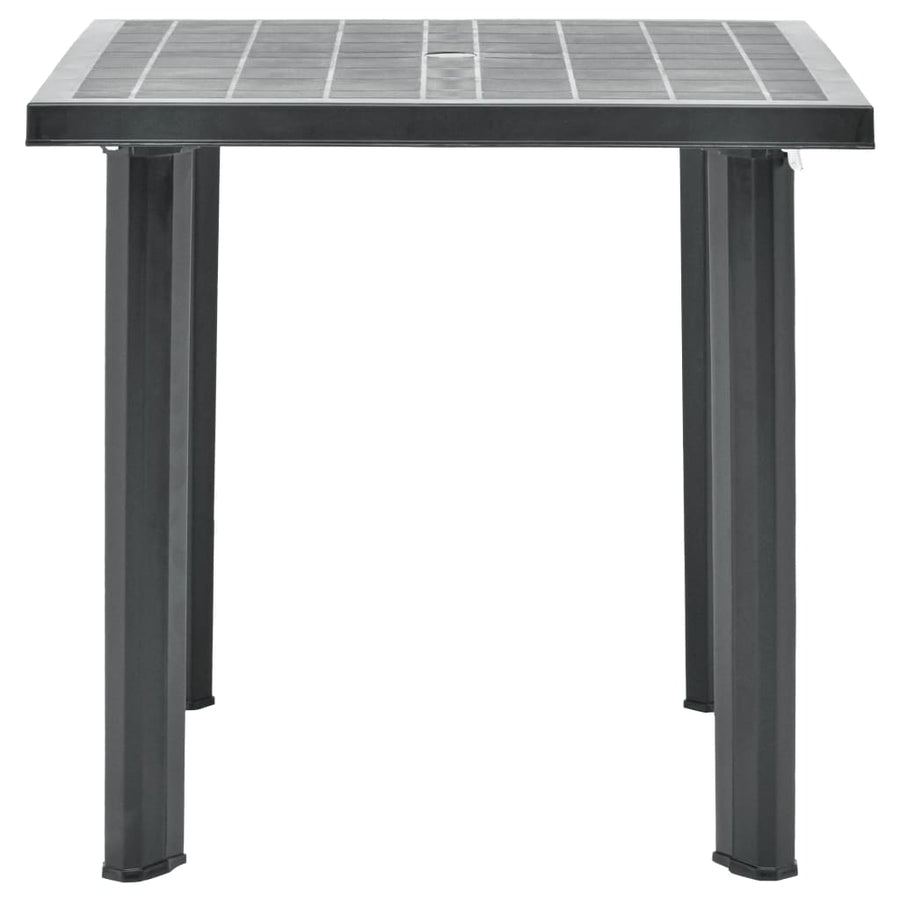 Tuintafel 80X75X72 Cm Kunststof Antraciet