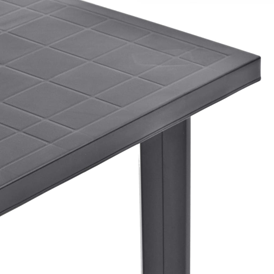 Tuintafel 80X75X72 Cm Kunststof Antraciet
