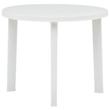 Tuintafel 89 Cm Kunststof Wit