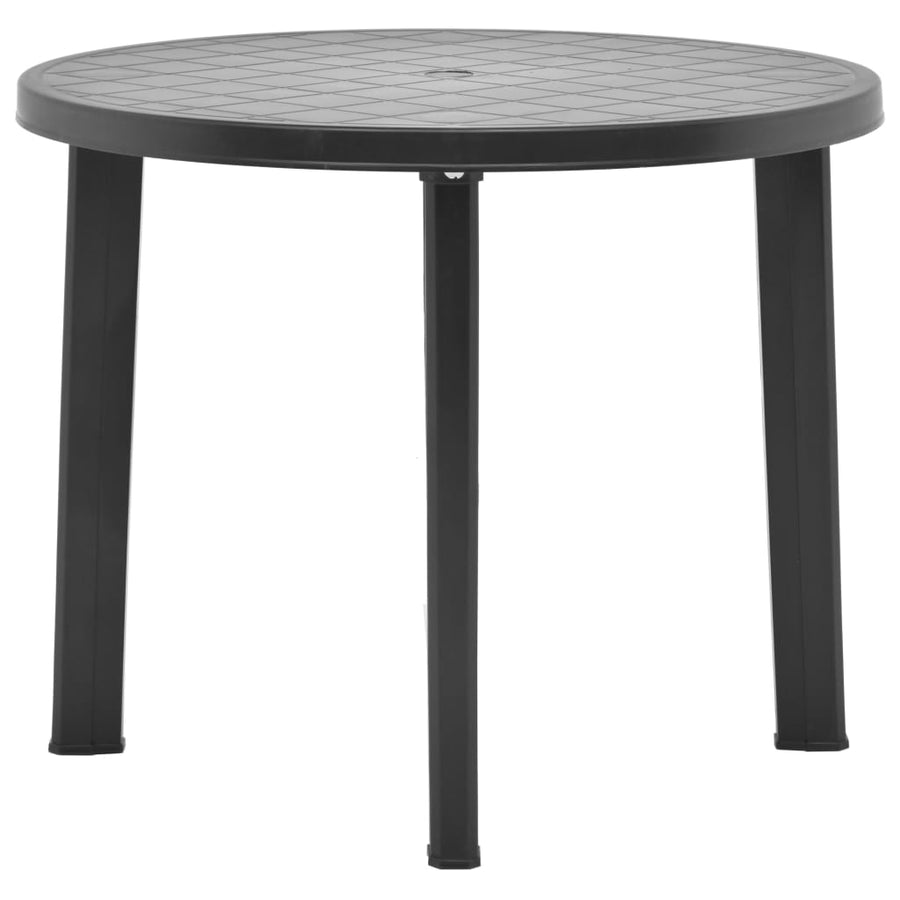 Tuintafel 89 Cm Kunststof Antraciet